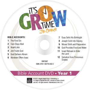 It's Grow Time <br>Year 1 Bible Account DVD