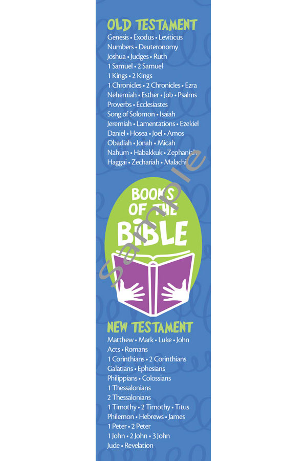 Bookmark - Books of the Bible/Kids
