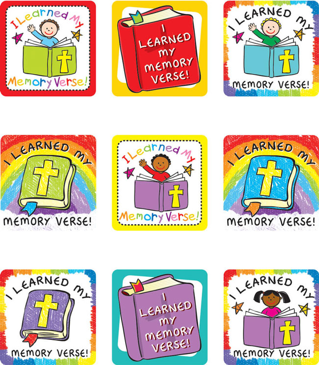 I Learned My Memory Verse Stickers