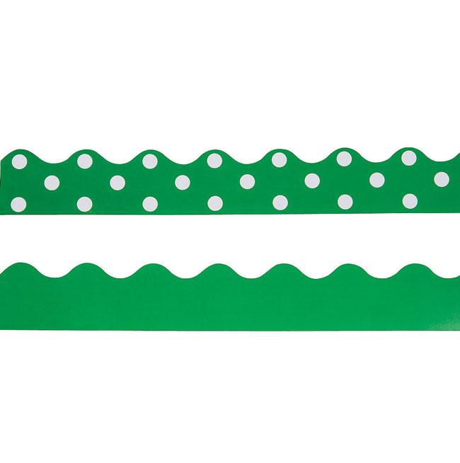 Border - Scalloped Green