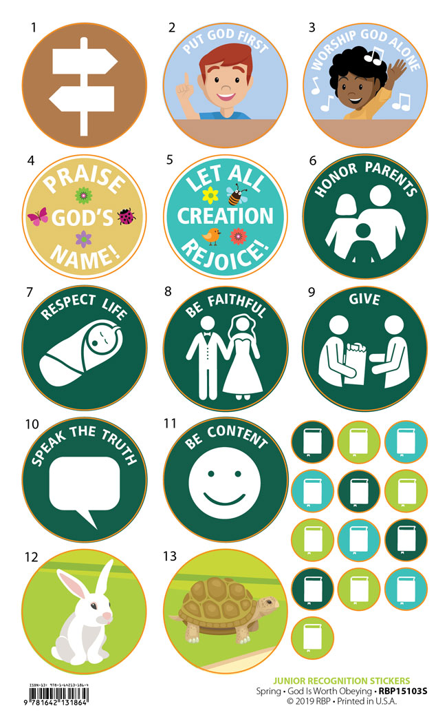 Junior Recognition Stickers <br>Spring 2025