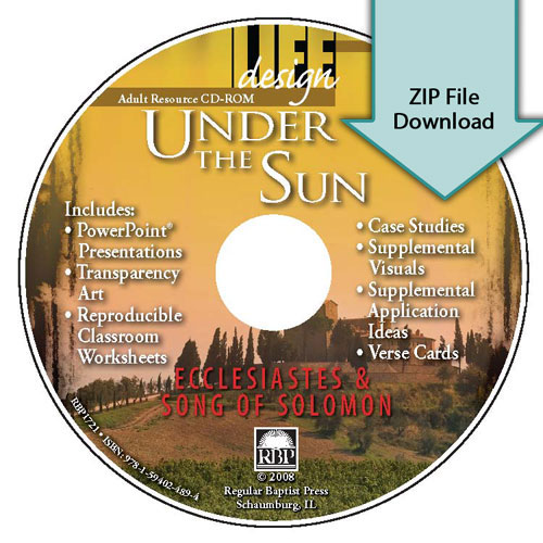 Under the Sun: Ecclesiastes and Song of Solomon<br>Resource Download