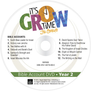 It's Grow Time <br>Year 2 Bible Account DVD