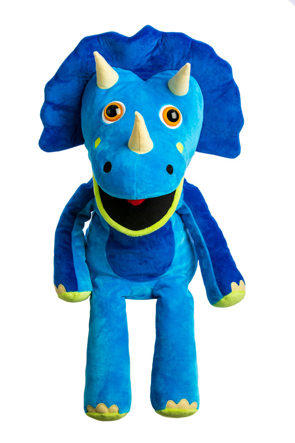 Theo the Triceratops <br>Puppet