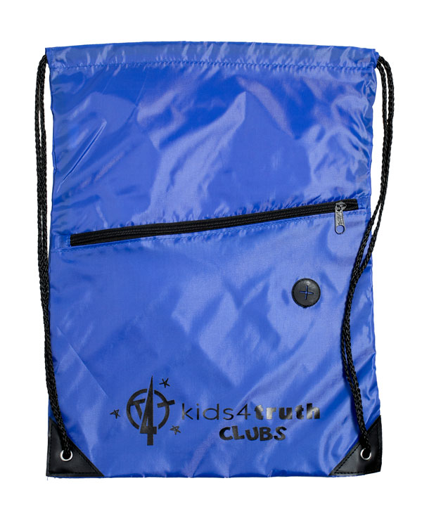 Blue Cinch Bag