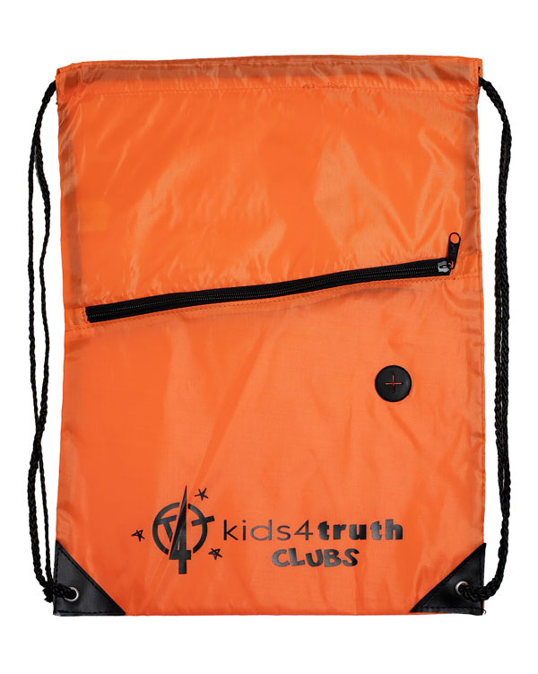 Orange Cinch Bag