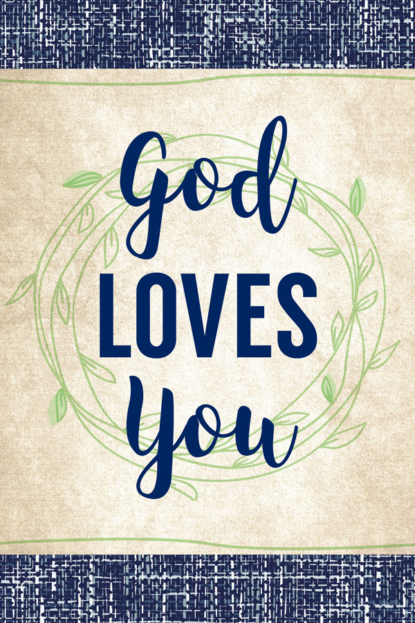 Postcard - God Loves You