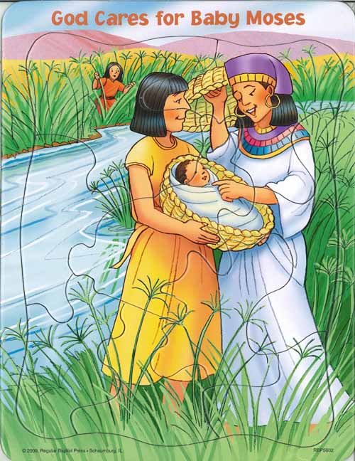 Puzzle - God Cares for Baby Moses